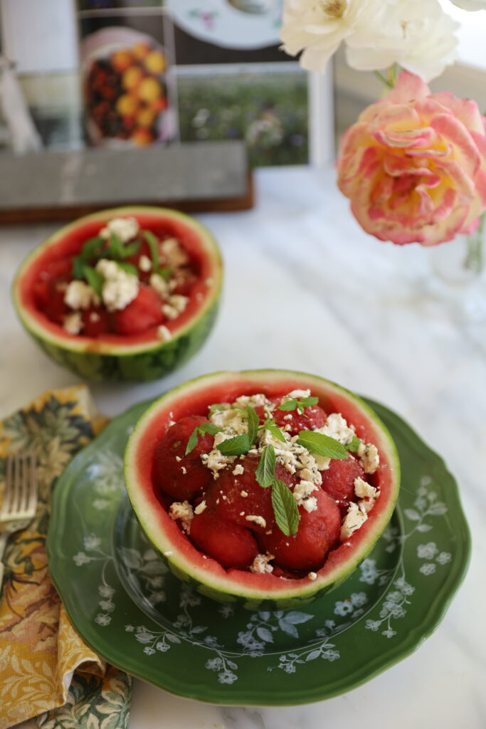 Easy Watermelon Feta Salad with Mint