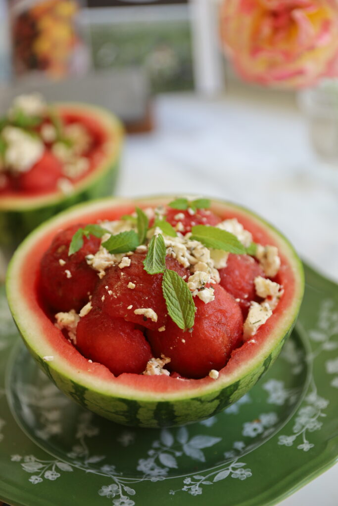 Easy Watermelon Feta Salad with Mint