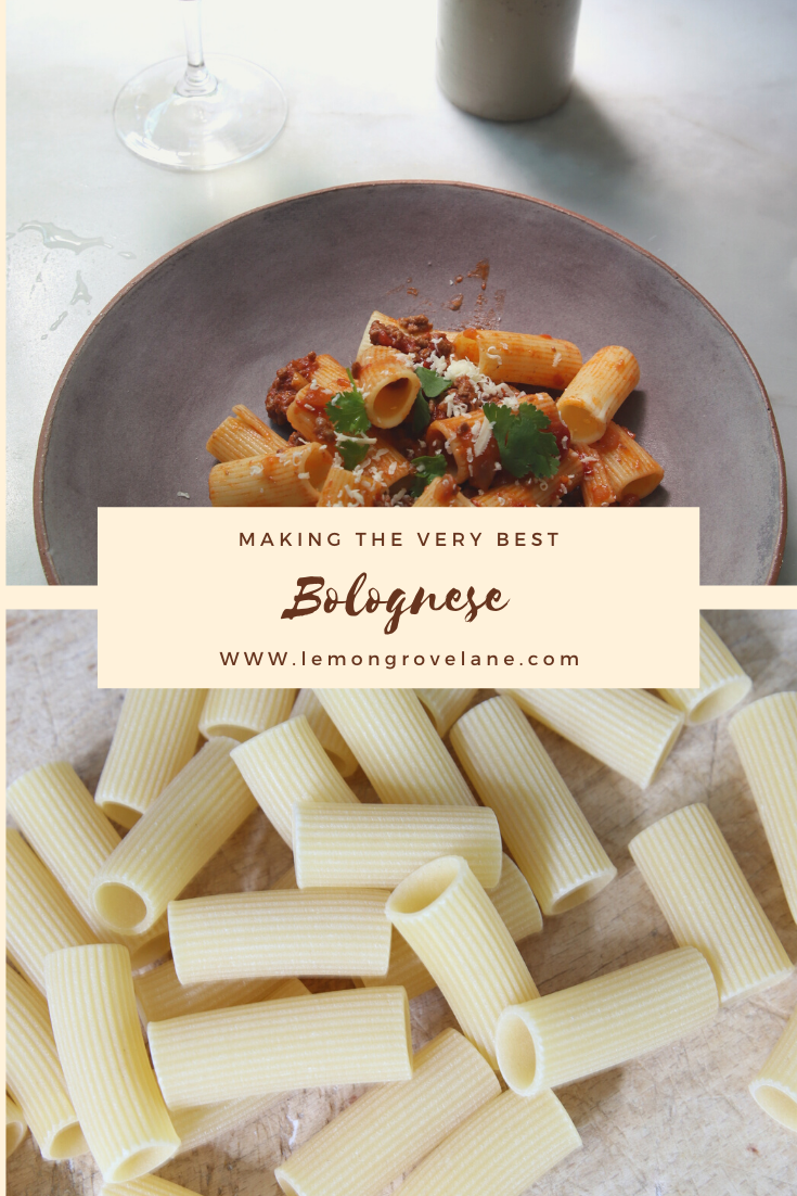 making the best bolognese