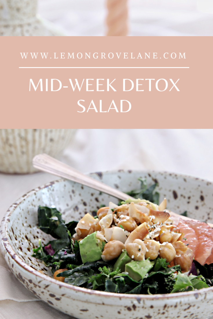 mid week detox salad #detox #vegan
