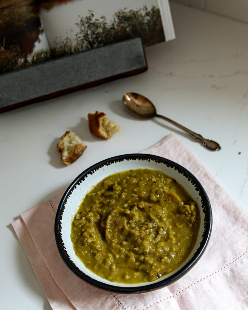 traditional split pea soup
