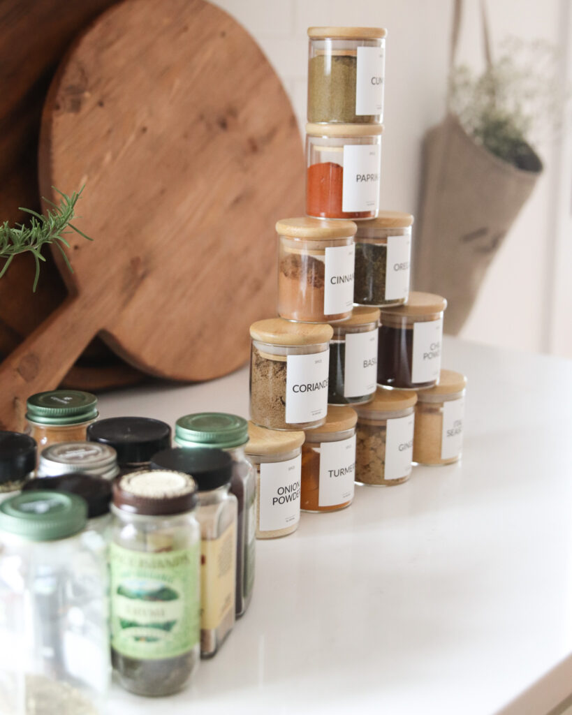 how to store and manage your spice cabinet