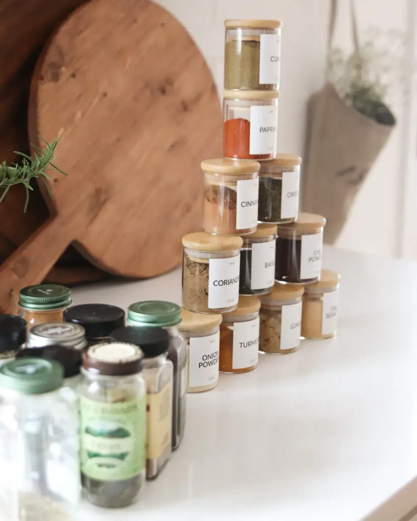 how to store and manage your spice cabinet