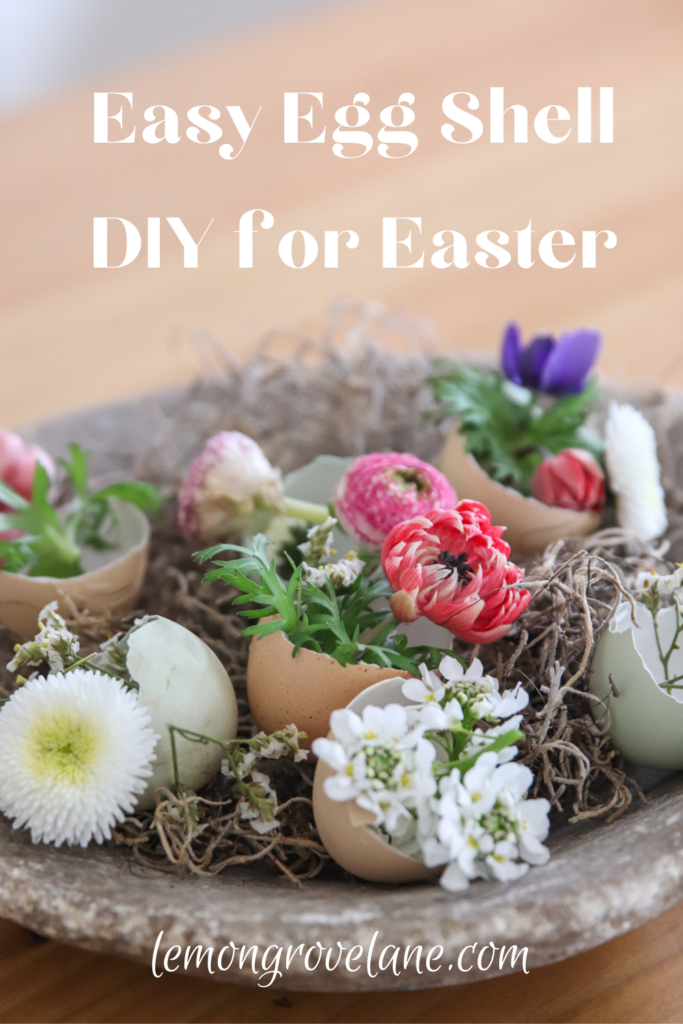 easy egg shell diy for easter