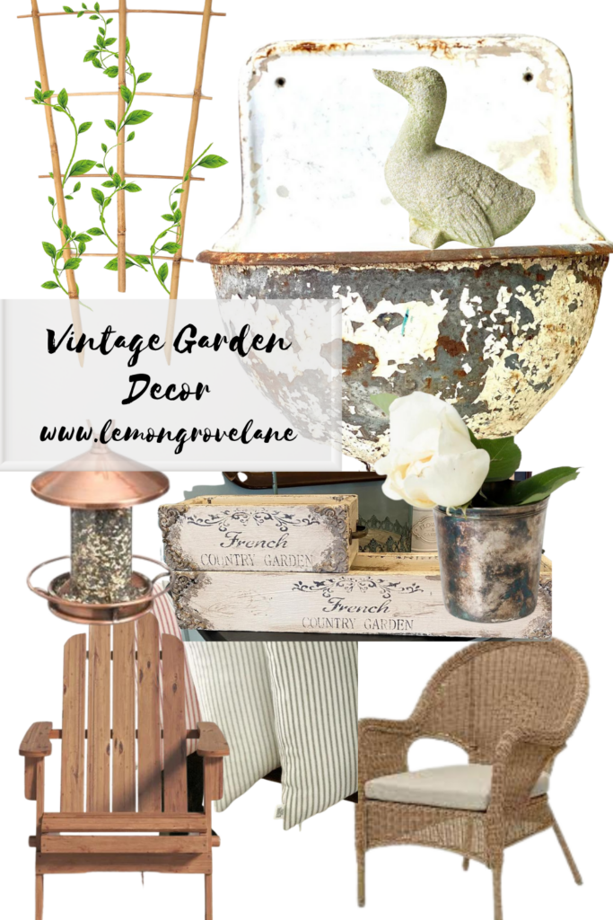 how to source vintage yard and patio accessories