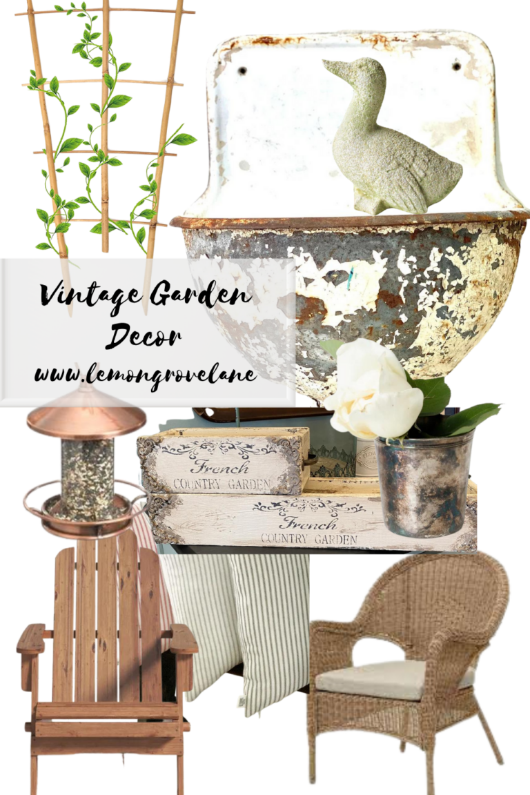 How to Source Vintage Garden and Patio Accessories
