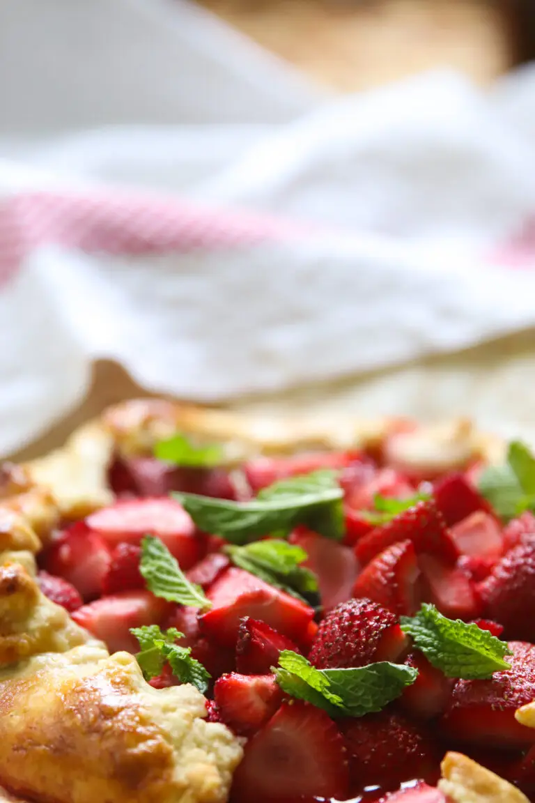 strawberry galette