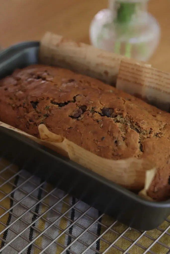 Easy sourdough chocolate zucchini bread