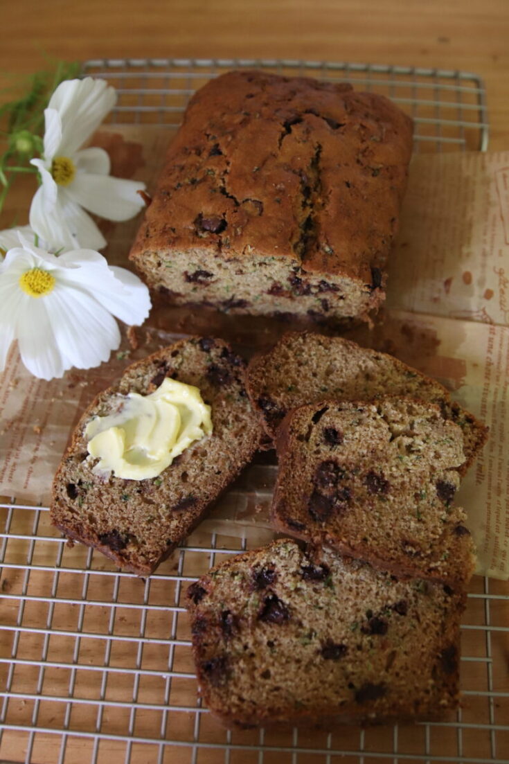 Easy Sourdough Chocolate Zucchini Bread