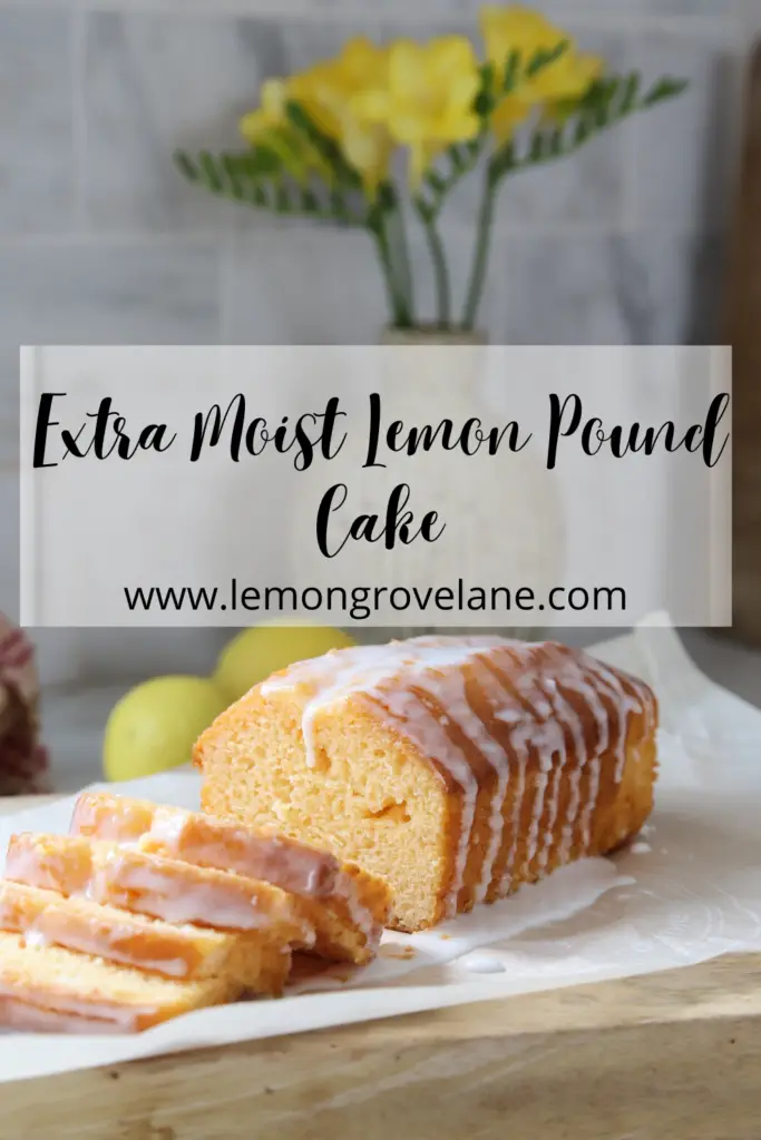 Extra Moist Lemon Pound Cake