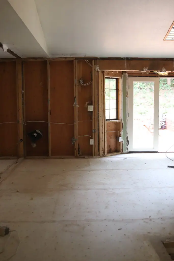 before and after drywall photos