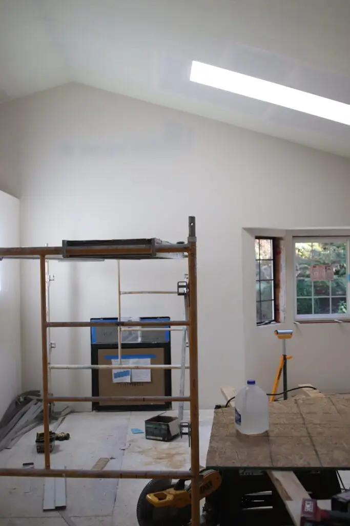 before and after drywall photos