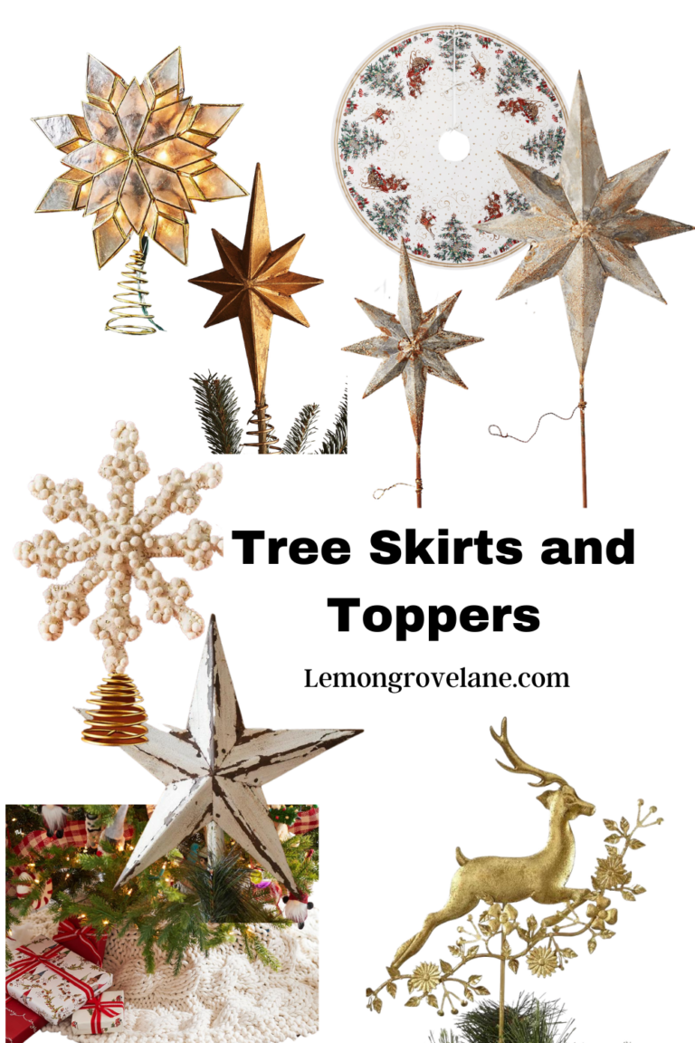 Tree Skirts and Toppers