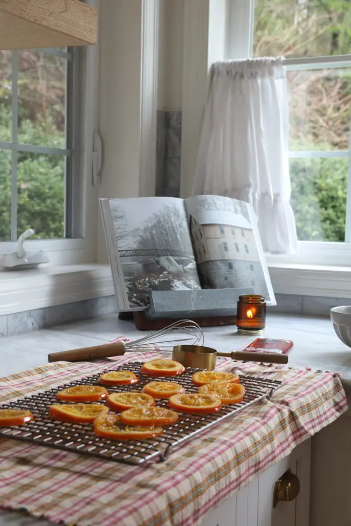 oranges dipped in chocolate
