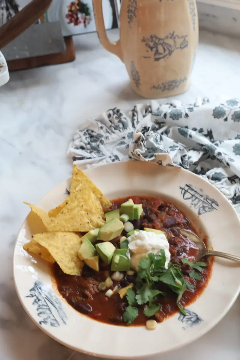 three bean chili