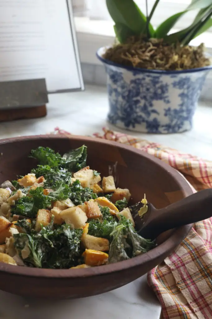 kale caesar salad