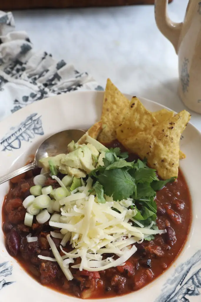 three bean chili