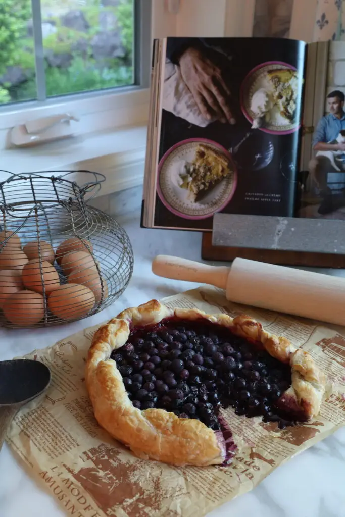 patriotic blueberry galette 