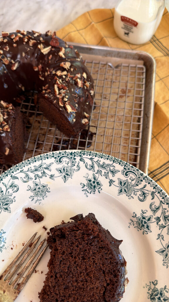 Chocolate Buttermilk Bundt Cake