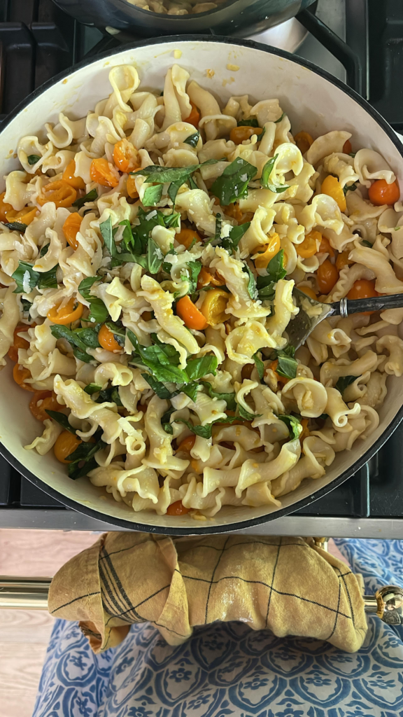 sungold pasta salad