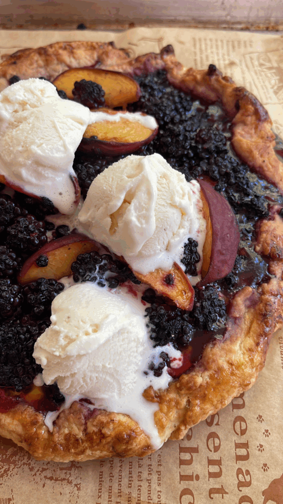Blackberry Peach Galette