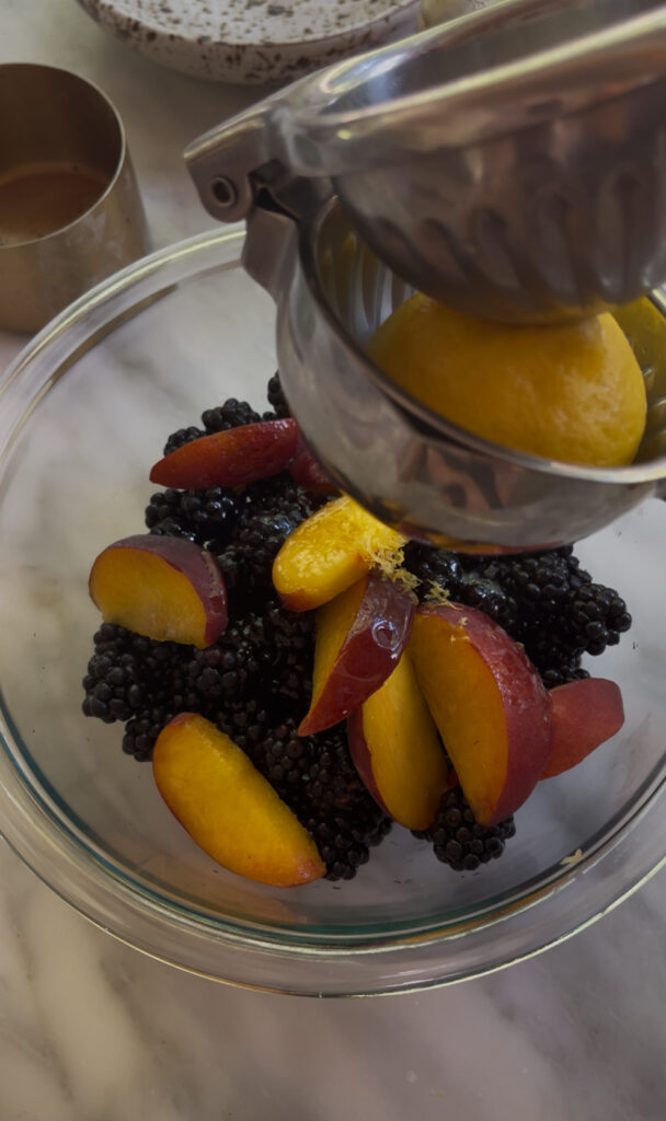Blackberry Peach Galette