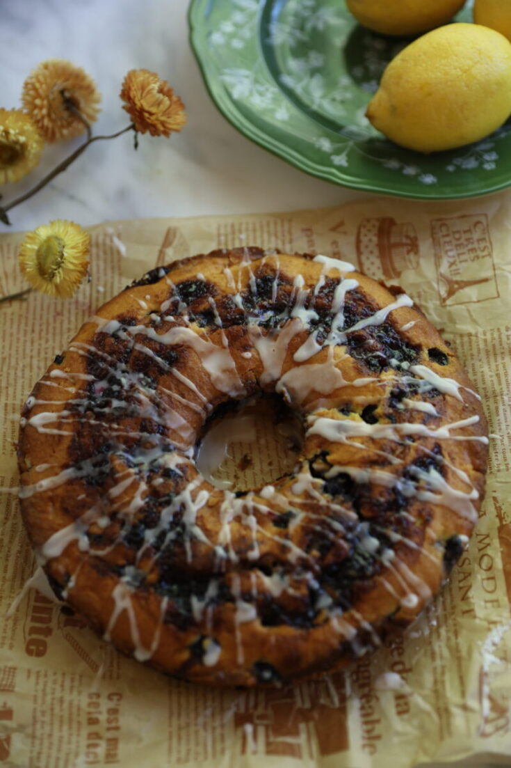Blueberry Yogurt Coffee Cake