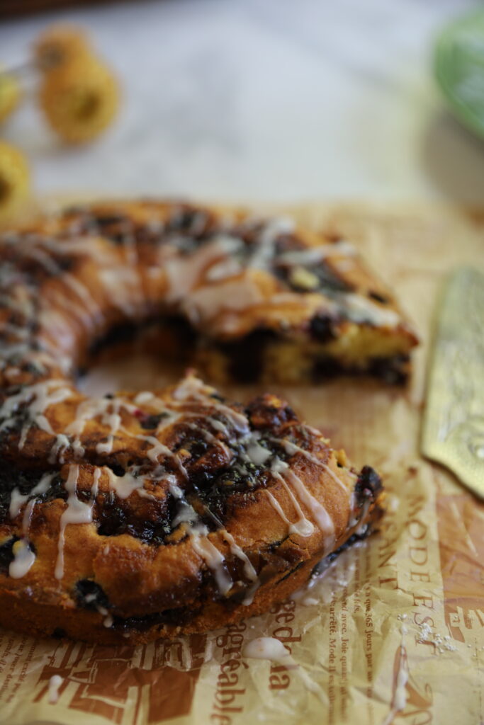 Blueberry Yogurt Coffee Cake