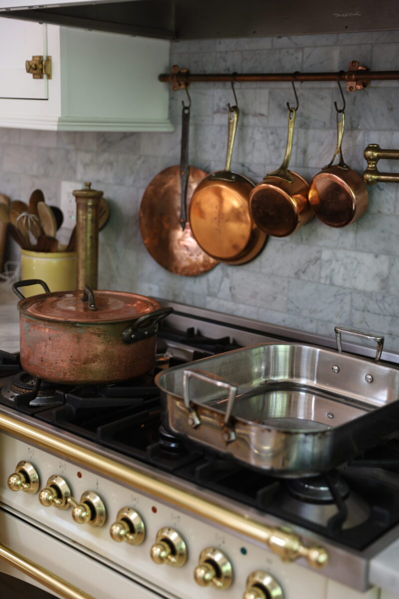 How I clean my copper and roasting pans