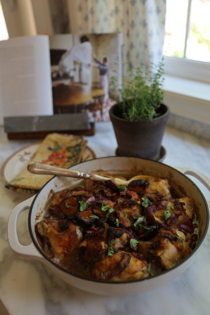 Skillet Chicken and Plums