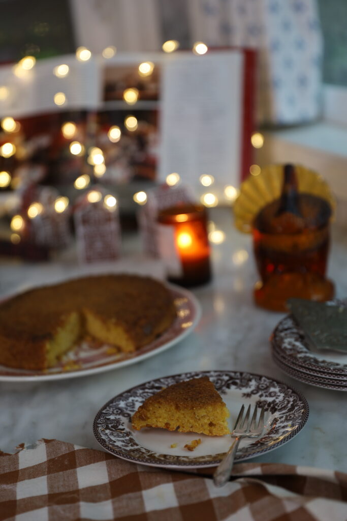 Brown Sugar topped corn bread