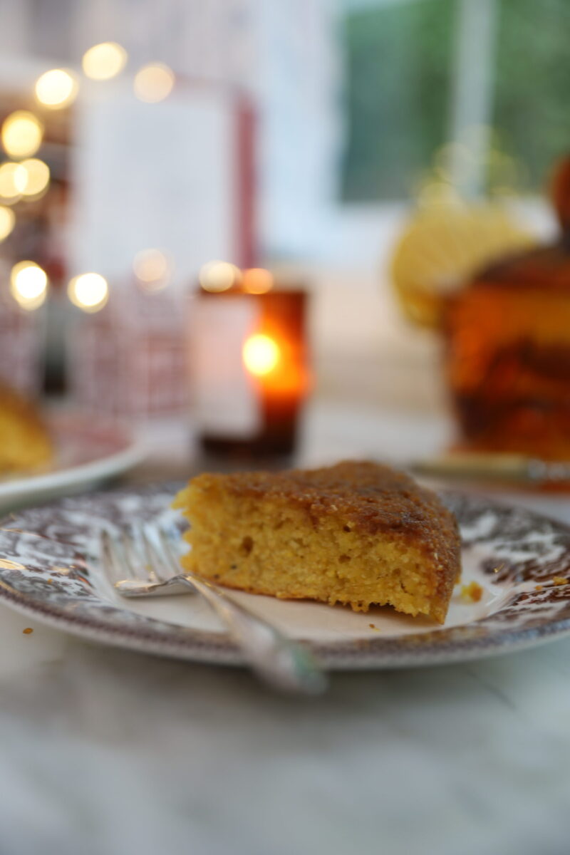 Caramelized skillet cornbread