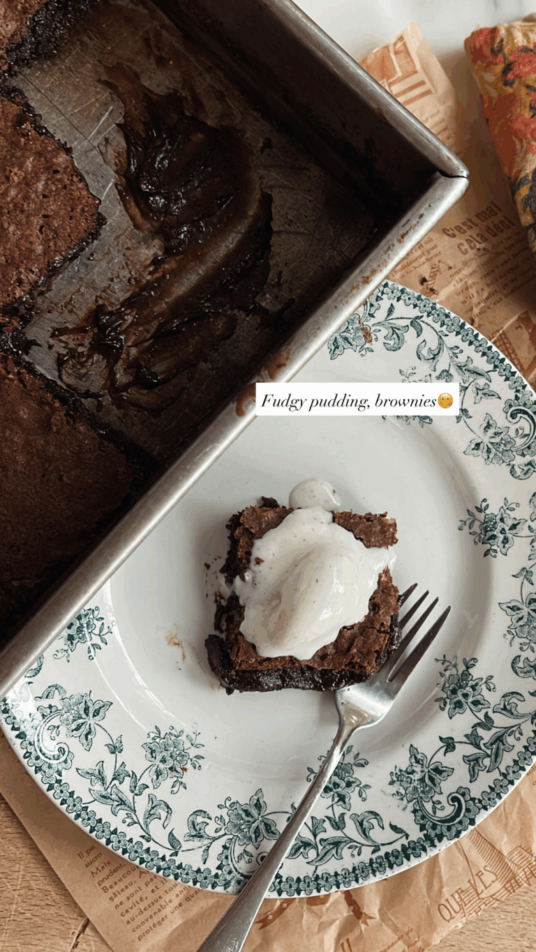 Fudgy pudding brownies
