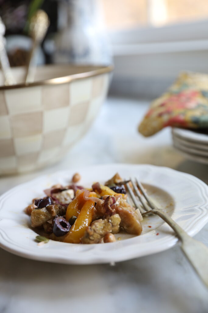 Roasted Vegetable Salad with Simple Vinaigrette