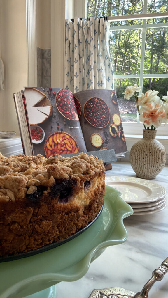 Brown Butter Blueberry Crumble Cheesecake