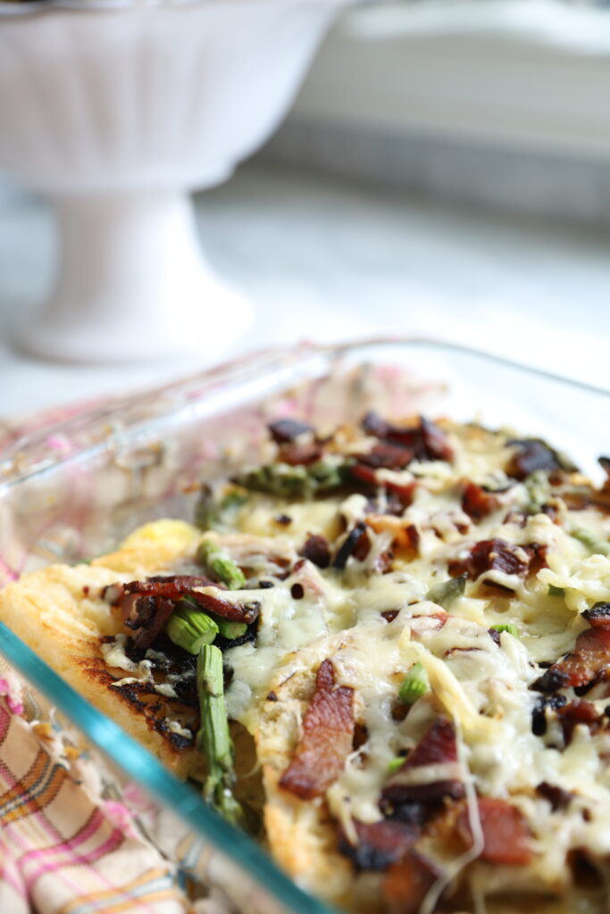 Grilled Cheese Asparagus Casserole