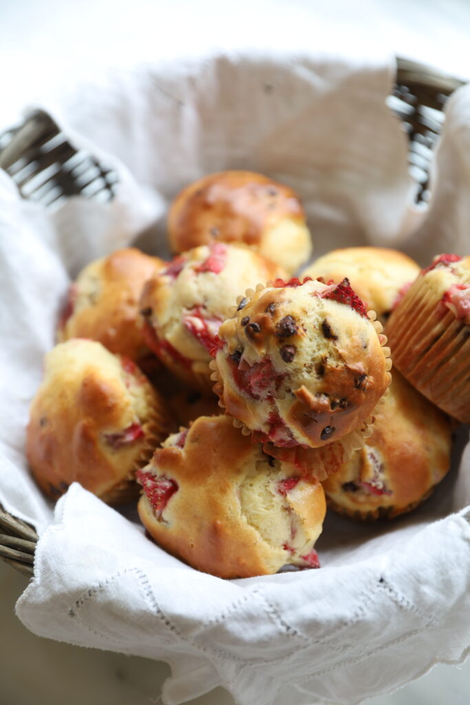 Chocolate Strawberry Muffins