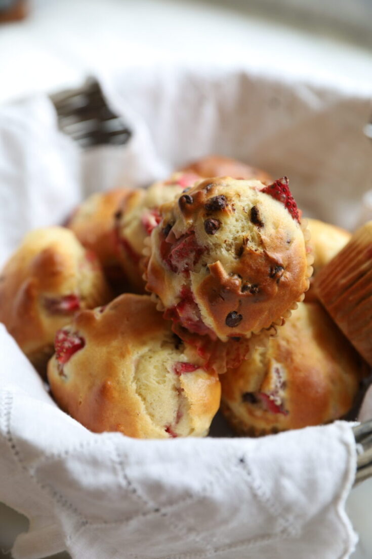 Chocolate Strawberry Muffins