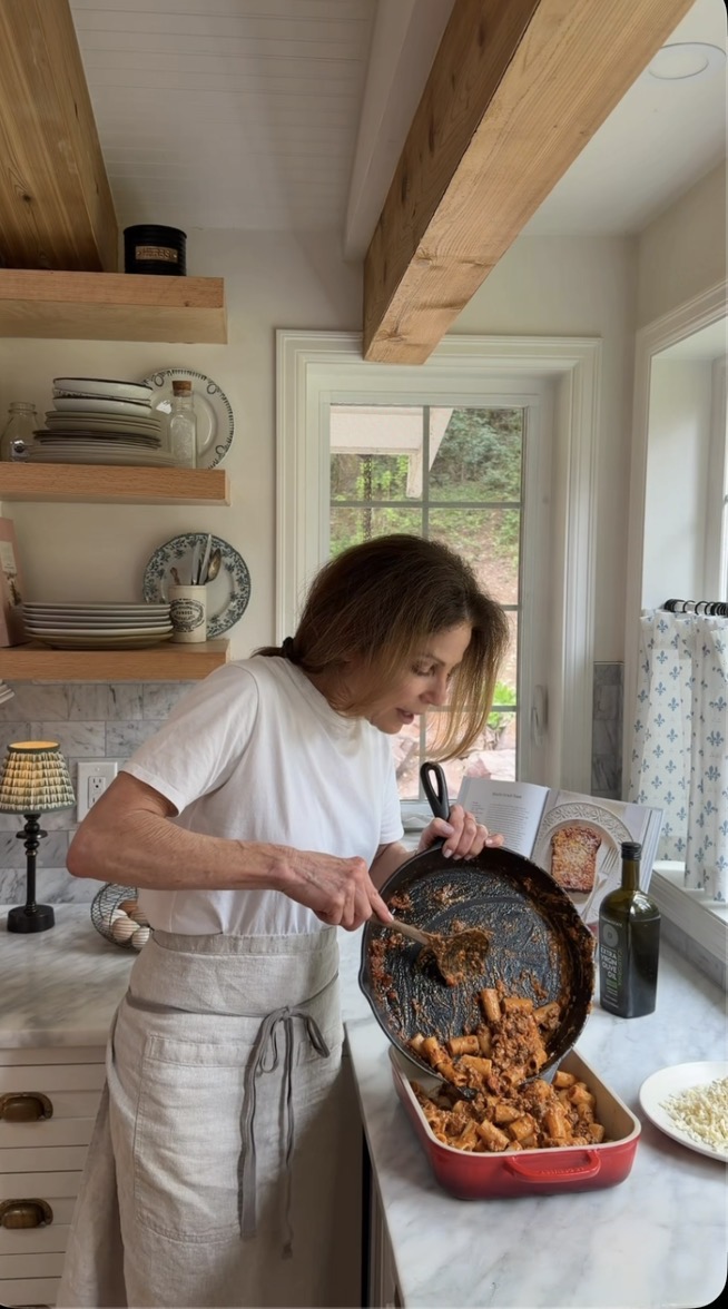 The creamiest baked penne