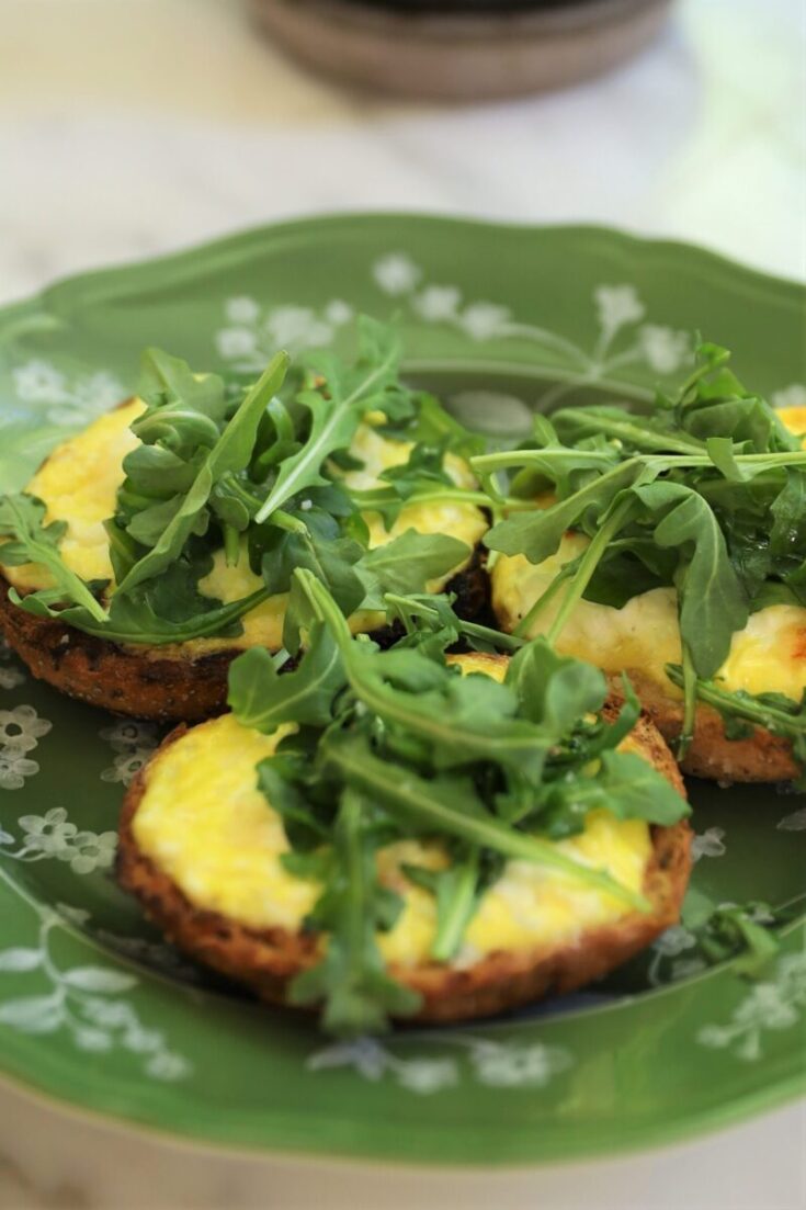 cottage cheese bagel bake