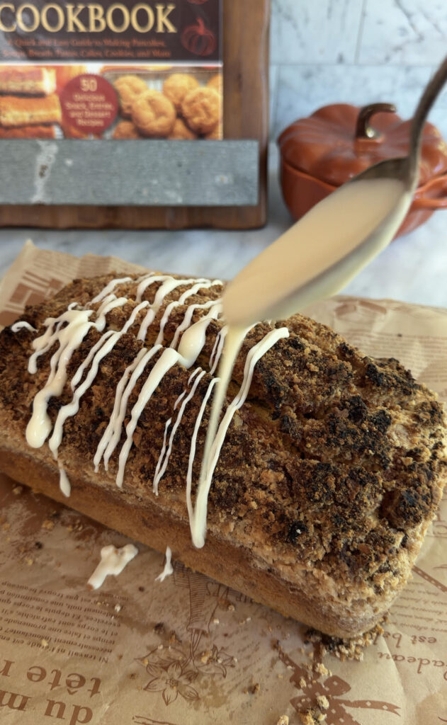 Brown Butter Iced Pumpkin Coffee Cake