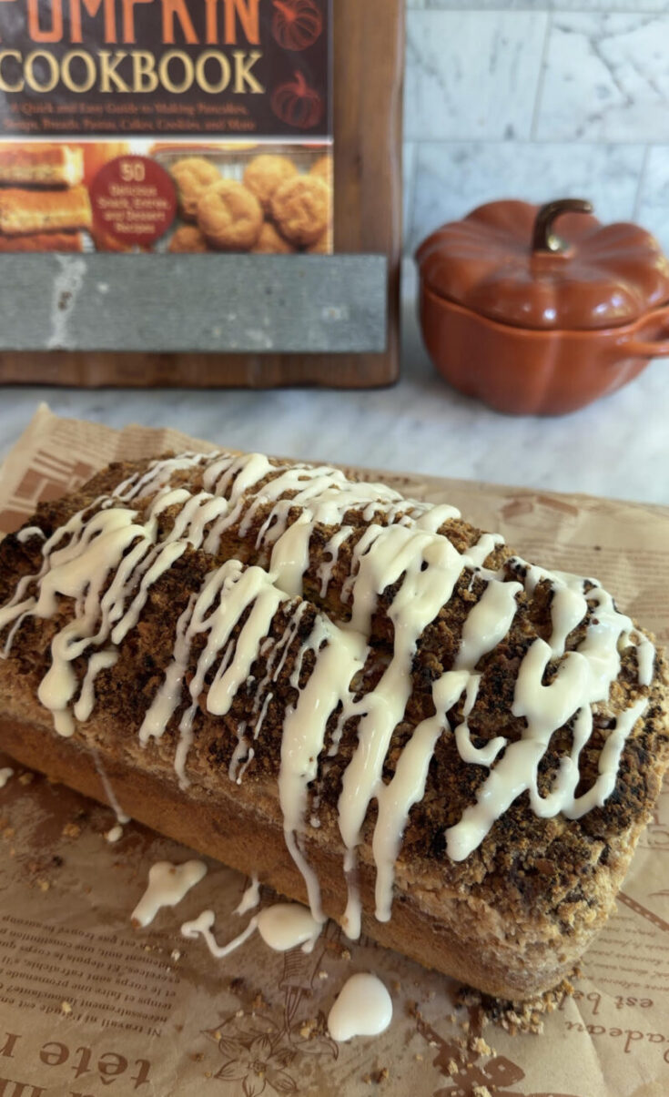 Brown Butter Iced Pumpkin Coffee Cake