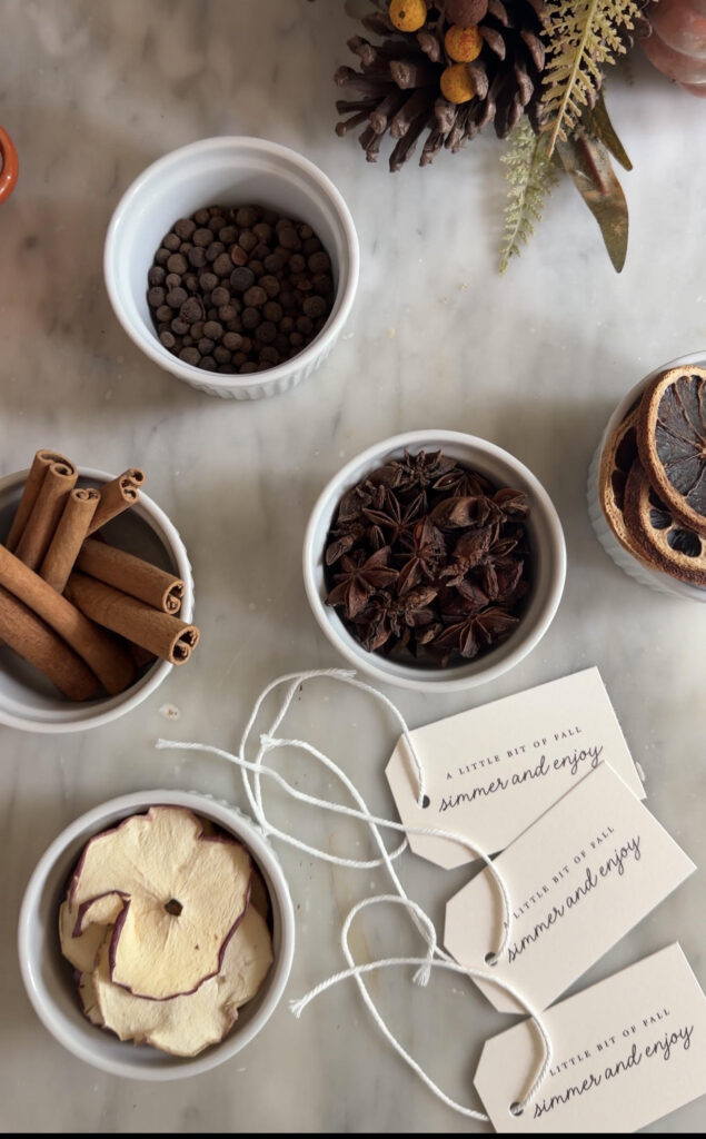 Fall Simmer Pot Gift Bags