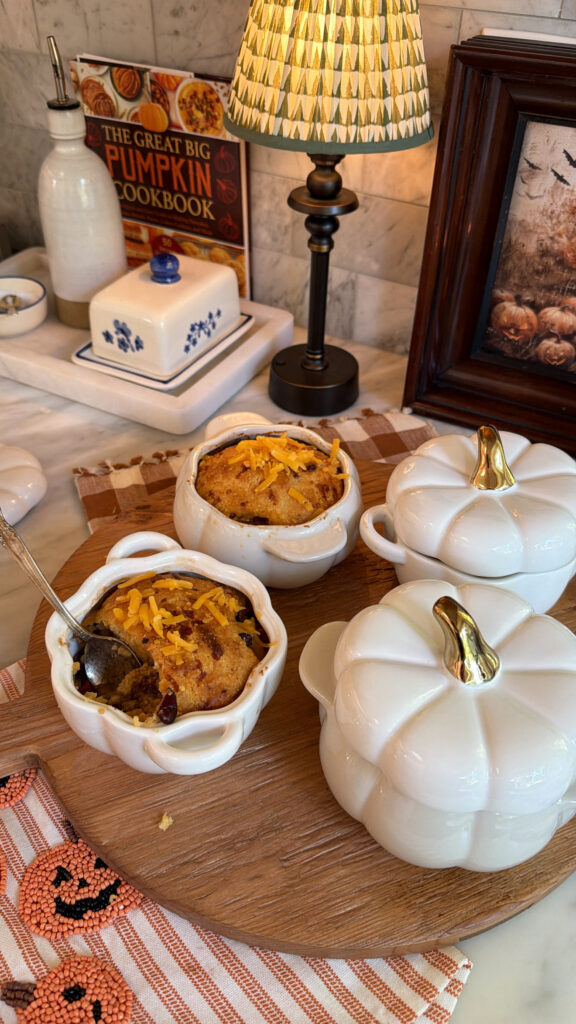 chili pot pie with honey cornbread