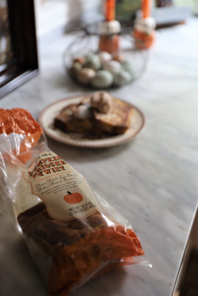 Pumpkin Brioche French Toast with Cinnamon Butter