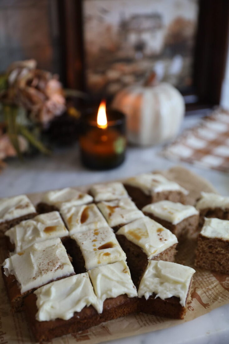 Spiced Latte Cake with Buttercream Frosting