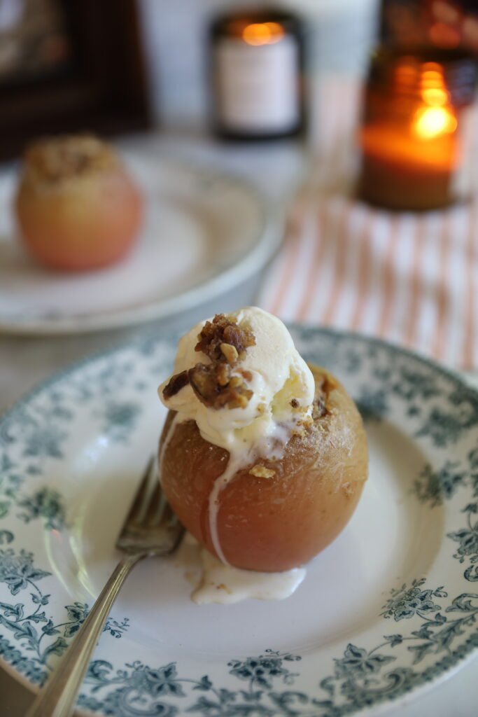 Loaded Baked Apples with Pecan Crumble
