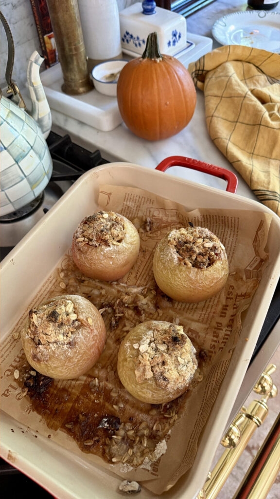 Loaded Baked Apples with Pecan Crumble